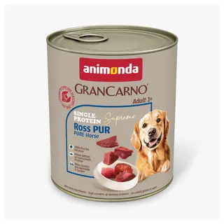 animonda GranCarno Adult Single Protein Supreme, 6 x 800 g - Konina