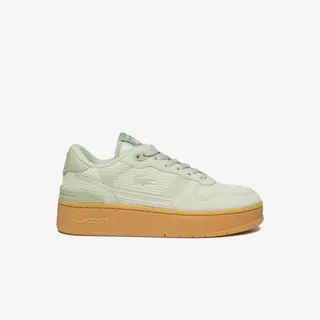 Lacoste Sneakersy Damskie T-Clip Platform Suede Zielony