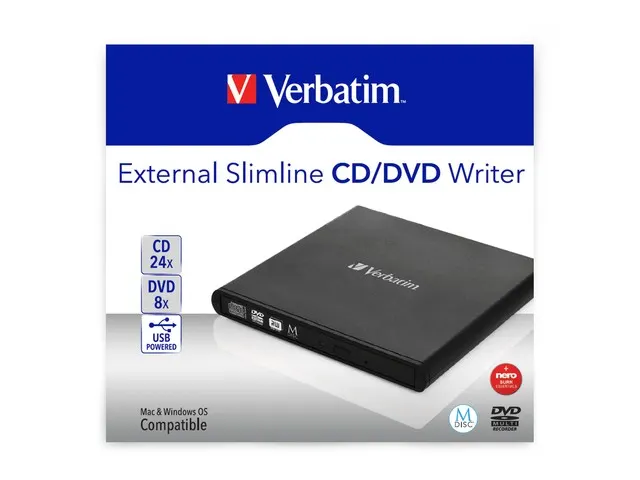Verbatim Nagrywarka DVD-RW USB 2.0 zewnętrzna 98938
