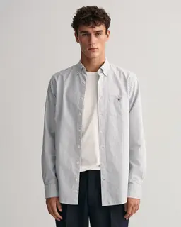 Gant Męska Koszula Maklerka Z Bawełny Oxford Regular Fit