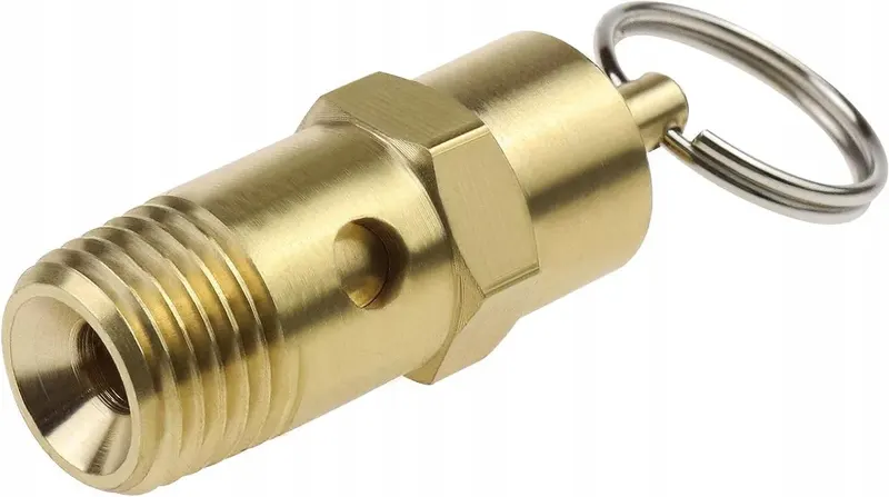 MOSIEŻNY ZAWÓR BEZPIECZEŃSTWA DO SPRĘŻARKI 1/4 BSP 145 PSI