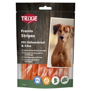 Trixie Premio, paski z kurczakiem i serem - 4 x 100 g