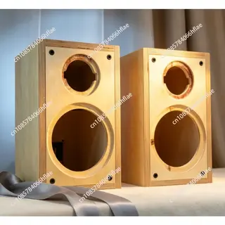 Custom Solid Wood Bookshelf Speaker Cabinet, 4/5/6.5 Inch Birch Plywood 2-Way HiFi DIY Empty Speaker Box