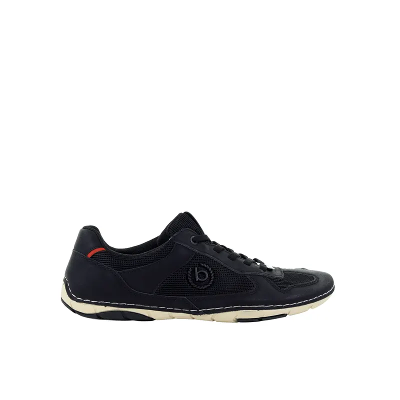 Męskie czarne sneakersy 325A7P065500-1000