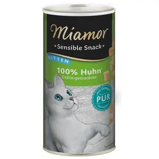 MIAMOR Sensible Snack Kitten Kurczak Mono - przysmak dla kota - 30g