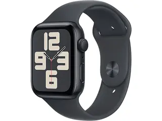 PRODUKT PO EKSPOZYCJI - Smartwatch APPLE Watch SE (2 generacji) GPS Koperta 44mm z aluminium w kolorze północy paskiem sportowym M/L MXEK3ET/A
