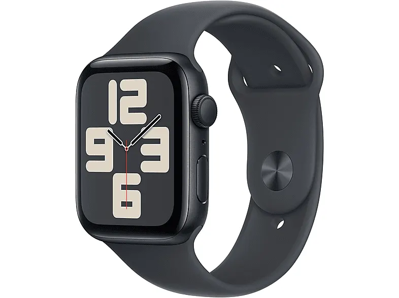 PRODUKT PO EKSPOZYCJI - Smartwatch APPLE Watch SE (2 generacji) GPS Koperta 44mm z aluminium w kolorze północy paskiem sportowym M/L MXEK3ET/A
