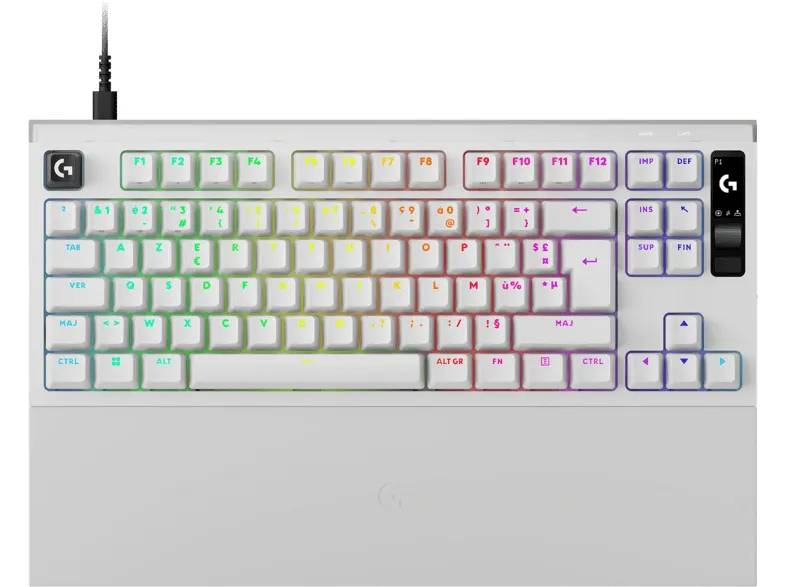 Klawiatura LOGITECH Pro X2 Rapid Biały