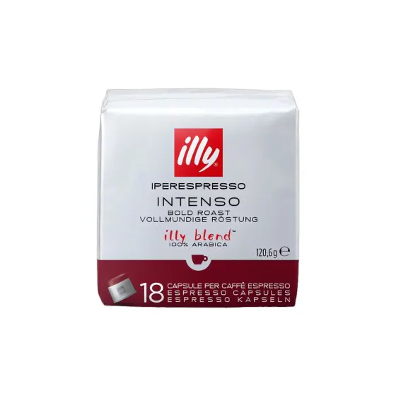 Kawa w kapsułkach Illy Intenso do ekspresów iperEspresso, 18 szt.
