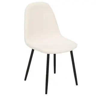 Krzesło tapicerowane DC-1916 boucle beż | OUTLET