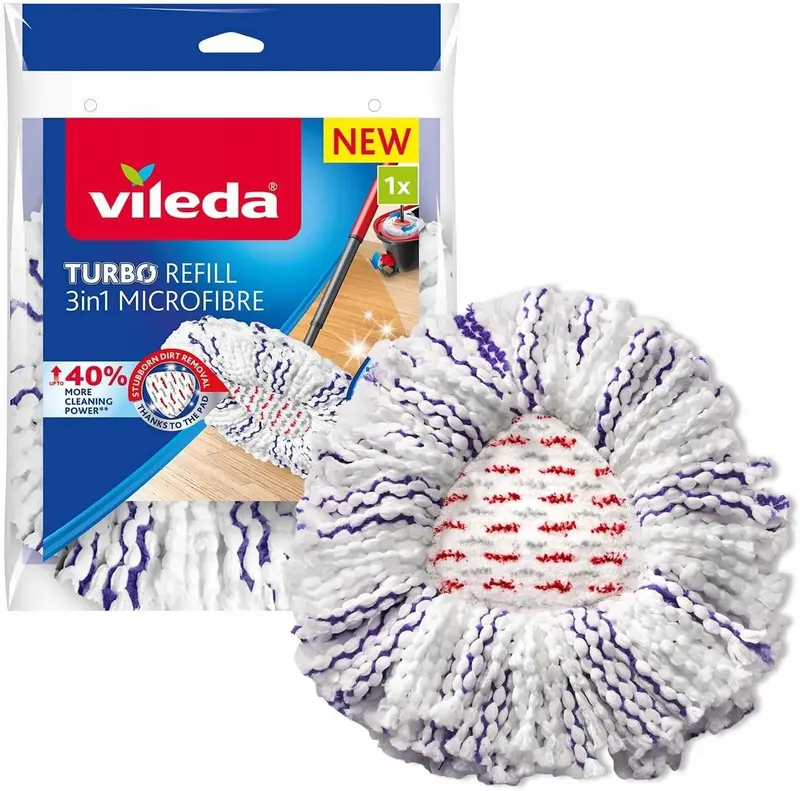 WKŁAD DO MOPA OBROTOWEGO TURBO 3W1 MIKROFIBRA 6 MIESIĘCY