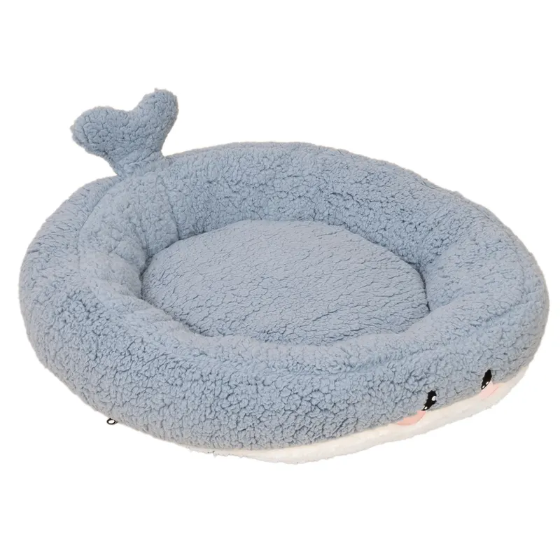 TIAKI legowisko Teddy Whale - Rozmiar S: Ø 45 x wys. 12 cm