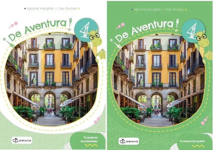 DE AVENTURA 4 Podręcznik + Zeszyt ćwiczeń KOMPLET DRACO Szkoła podstawowa