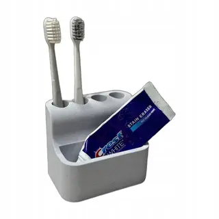 Uchwyt na szczoteczki i pastę do zębów Curved Toothbrush Holder