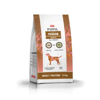 PUPIL Premium Insects Mono - sucha karma dla psa - 12kg
