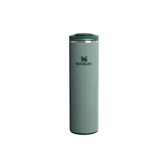 Kubek termiczny Stanley Transit Fliptop Hammertone Green – 470 ml, zielony