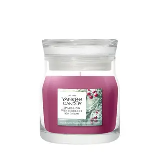 Yankee Candle Świeca w Małym Słoiku Sparkling Winterberry