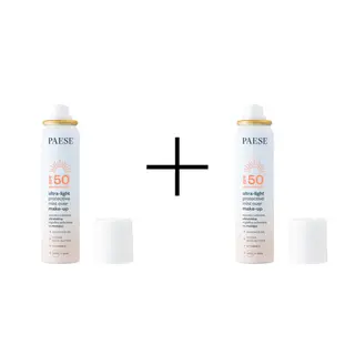 PAESE Ultralekka Mgiełka Ochronna na Makijaż SPF50 75ml 1+1