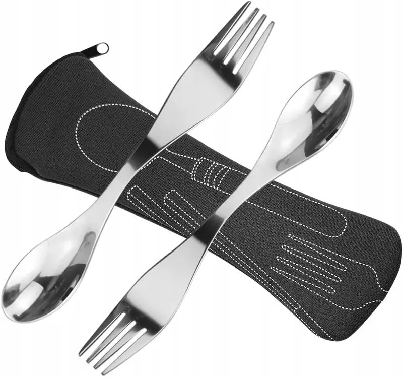 Łyżka połysk Stal Kemping 2 szt.