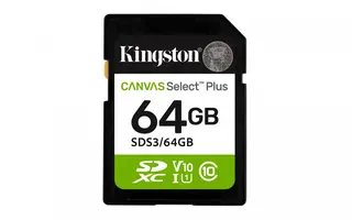 Kingston Karta pamięci SD 64GB Canvas Select Plus Gen3 100MB/s