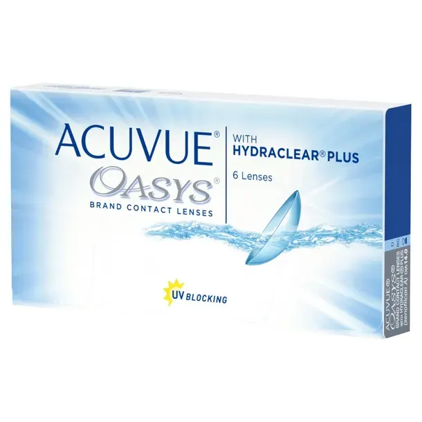 Soczewki dwutygodniowe Acuvue Oasys 6 sztuk BC: 8.4 Moc: -3,50