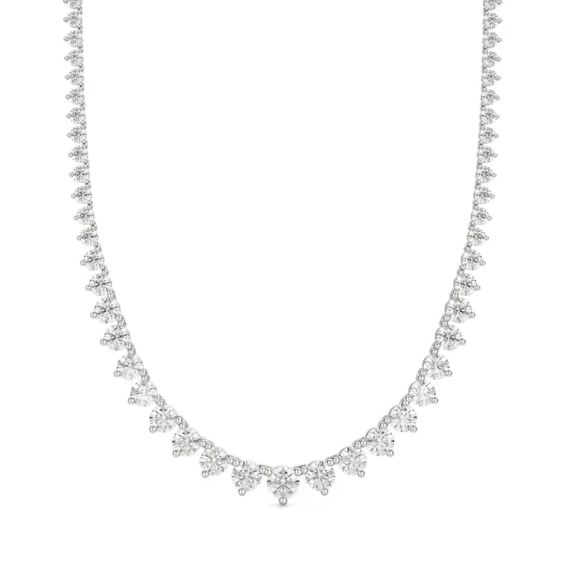 Naszyjnik Marilyn 15.80 krt Laboratoryjny Diament 585 Białe Złoto (14K)
