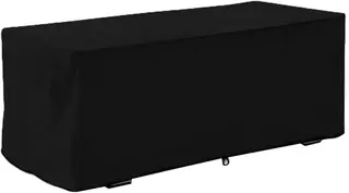 Pokrowiec na meble ogrodowe 123x62x55 cm czarny wodoszczelny Oxford