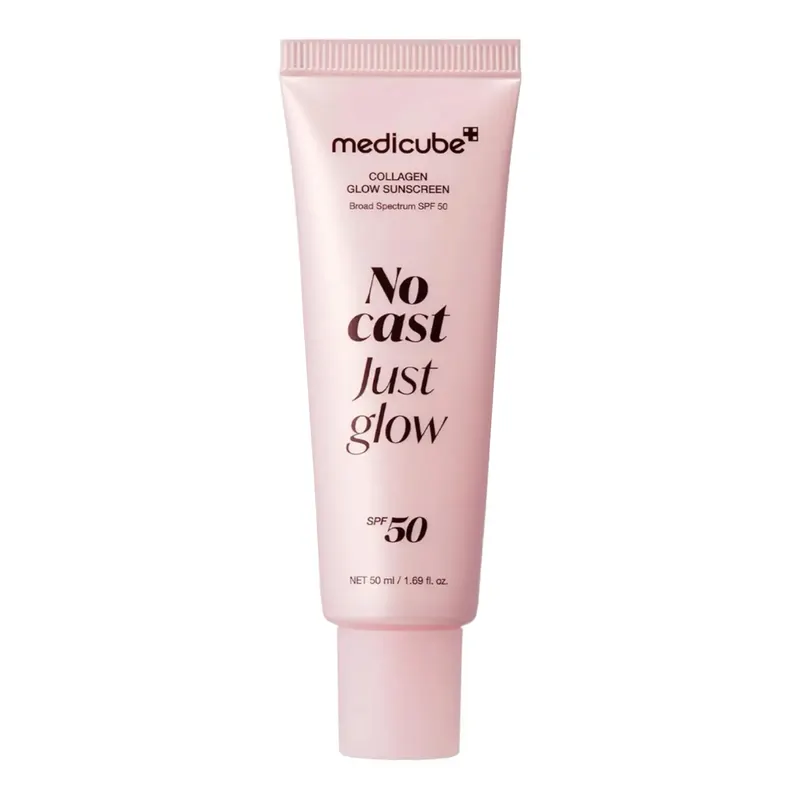 Medicube Collagen Glow Sunscreen Przeciwsłoneczny Krem do Twarzy z Kolagenem i SPF50+ PA++++ 50ml