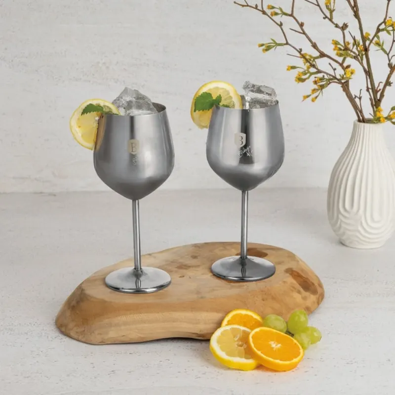 Kieliszki do wina Berlinger Haus BH-8661 Matte Black Collection