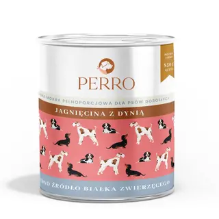 PERRO Jagnięcina z dynią Mono - mokra karma dla psa - 800g