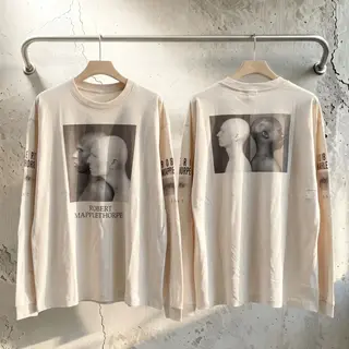 Yao Fashion 26aw Saint Tops New Vintage Outdoor Hip Hop American Graffiti Tees Casual Robert Mapplethorpe Autumn T-shirt for Men