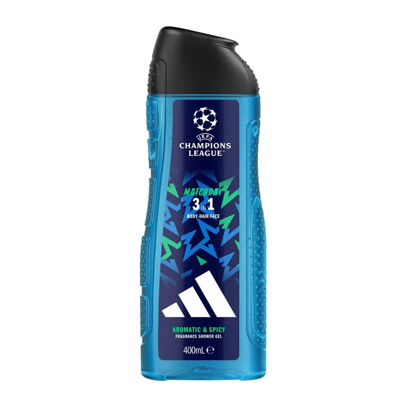 ADIDAS UEFA Champions League Matchday Żel pod Prysznic dla Mężczyzn 3w1 400ml