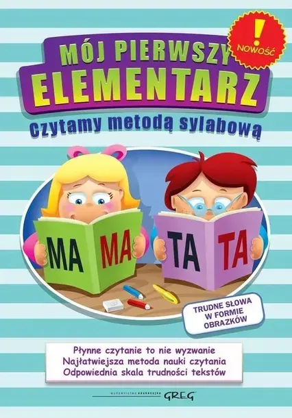 GREG. Mój pierwszy elementarz. Czytamy metodą sylabową Alicja
