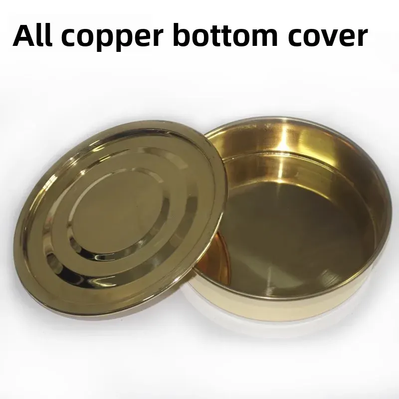 Full Copper Double-Layer Stamped Frame Standard Sieve 20CM Diameter Filter Sieve Copper Sieve