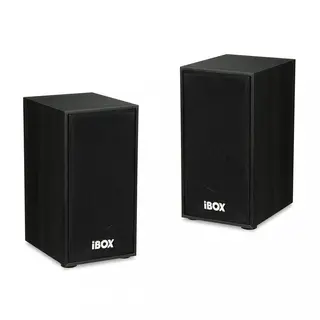 iBOX Zestaw głośników IGLSP1B (2.0; ciemne drewno)