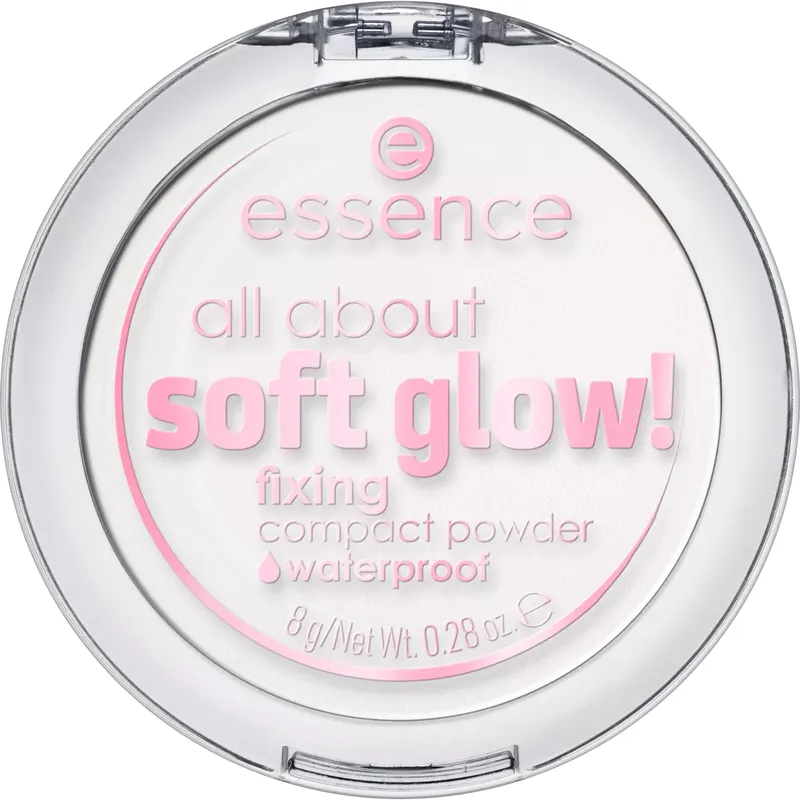 Essence All About Soft Glow Wodoodporny Puder Matujący