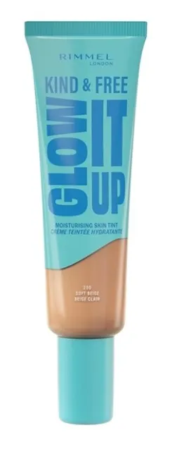 Rimmel Kind & Free Glow It Up Lekki Podkład Nawilżający 200 Soft Beige