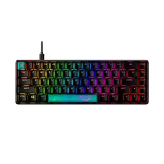 HyperX Alloy Origins 65 – mechaniczna klawiatura dla graczy – HX Aqua (układ US)