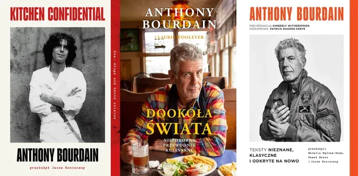 PAKIET 3X KITCHEN CONFIDENTIAL + NIEPOKORNY PRZEWODNIK KULINARNY - BOURDAIN