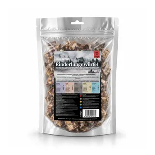 George & Bobs przysmaki dla psów, 200 g - Kostki z płuc wołowych
