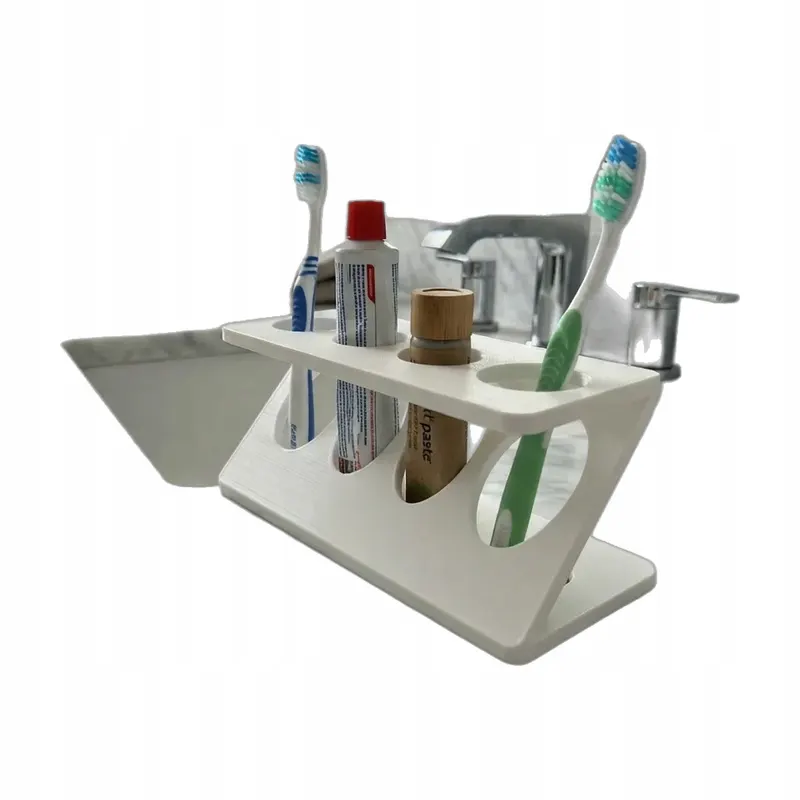 Uchwyt na szczoteczki i pastę Minimalist Toothbrush and Toothpaste Holder