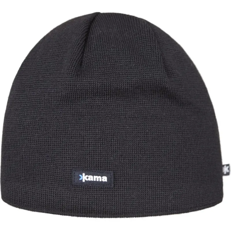 Kama, czapka z membraną Gore Windstopper, czarna