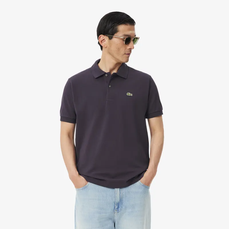 Lacoste Koszulka Polo L.12.12 Classic Fit Męskie Fioletowy