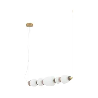 Lampa wisząca CERAMIC LED 11699 Nowodvorski szary, ceramiczny żyrandol zintegrowany LED 26W, 2000lm, 3000K