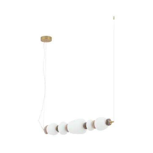 Lampa wisząca CERAMIC LED 11699 Nowodvorski szary, ceramiczny żyrandol zintegrowany LED 26W, 2000lm, 3000K