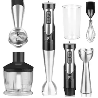 BLENDER RĘCZNY MIKSER WIELOFUNKCYJNY MALAKSER ZESTAW 3w1 TURBO