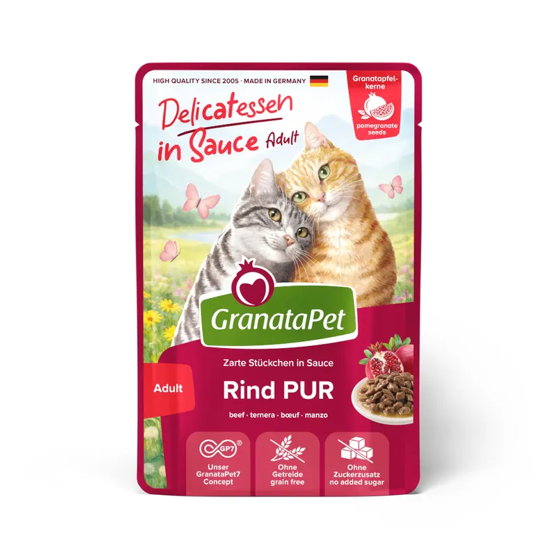 Korzystny pakiet GranataPet Delicatessen w sosie, 24 x 100 g - Wołowina
