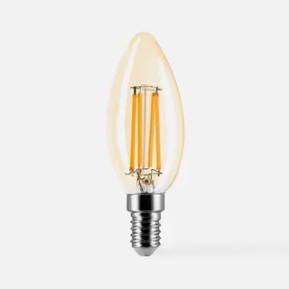 Żarówka ORO AMBER E14 C35 4W WW
