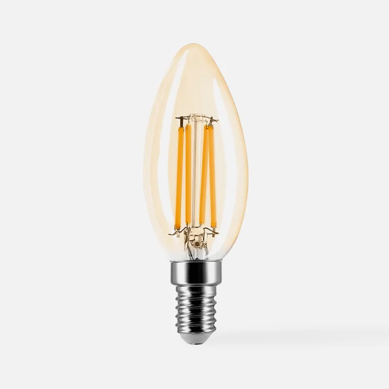 Żarówka ORO AMBER E14 C35 4W WW