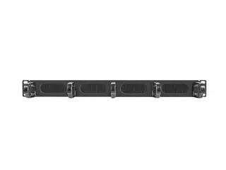 Lanberg Organizer kabli do szaf 19cali 1U Typ B AK-1203-B czarny